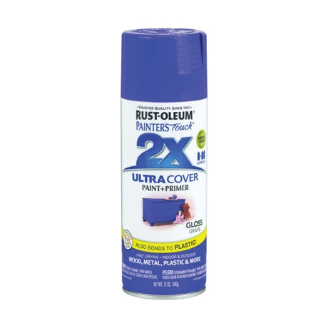 Rust-oleum Painter's Touch Ultra Cover 2x Gloss Spray Paint 12oz Grape