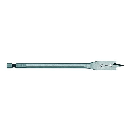 Dewalt Dw1574 Spade Bit Drill Bit, 4-3/4 In L Flute, Hex Shank, 1/4 In Dia Shank