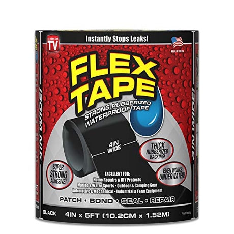 Flex Tape 4in X 5ft - Black