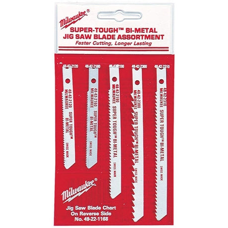 Milwaukee U-shank Wood And Metal Assortment (5 Pk)