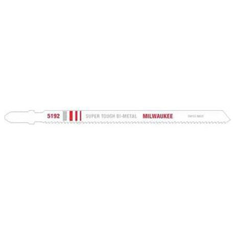 Milwaukee 5-1/4" 14 Tpi Bi-metal Jig Saw Blade (5 Pk)