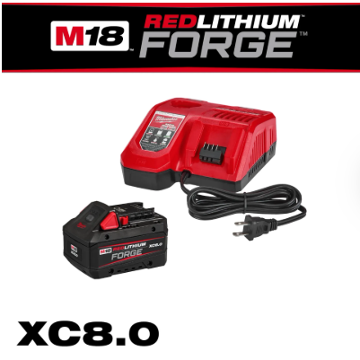 Milwaukee 48-59-1881 M18™ Redlithium™ Forge™ Xc8.0 Starter Kit