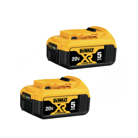Dewalt 20-volt Max Xr Premium Lithium-ion 5.0ah - 2 Pack