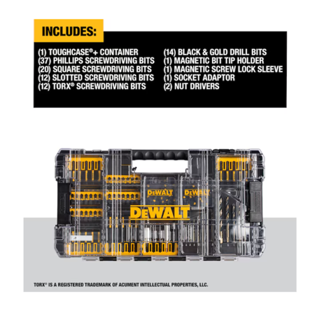 Dewalt Dwangft100set Impact Driver Bit (100-piece)