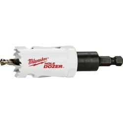 Milwaukee Hole Dozer 49-56-0163 Hole Saw, 5/8-18 Arbor, 1-5/8 In D Cutting, Bi-metal/cobalt Cutting Edge