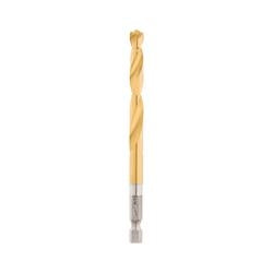 Milwaukee 48-89-4616 Impact Drill Bit, Twist Flute, Hex Shank, 1/4 In Dia Shank