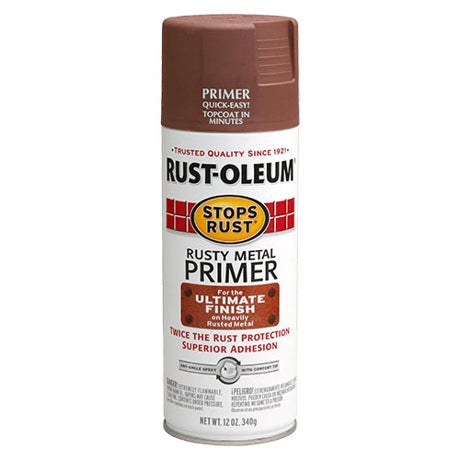 Rust-oleum Stops Rust Rusty Metal Primer Spray Paint 12oz