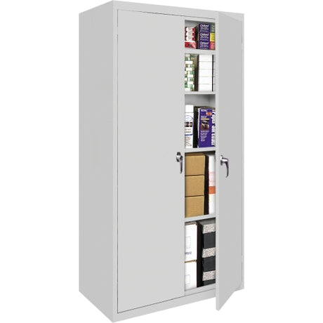 Steel Cabinet 24 Ga. Steel Storage Cabinet, 36" W, 72" H