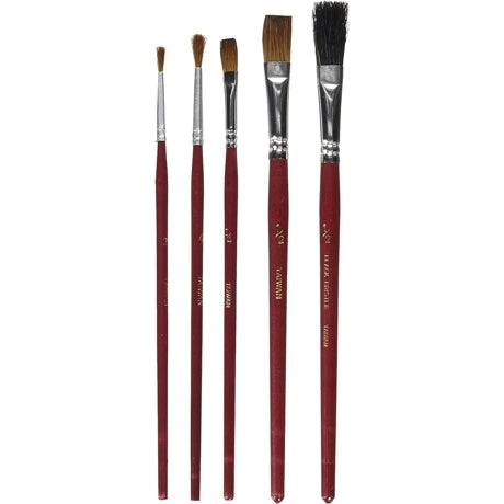 Wooster Brush Company 5pc Asstmnt F5105 Artist Brush 5 Piece Assortment