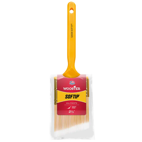 Wooster Brush Company 2-1/2″ Magikoter Golden Sof Tip General Purpose Angle Sash Paint Brush