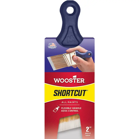 Wooster Brush Company 2″ Shortcut Synthetic Angle Sash Paint Brush