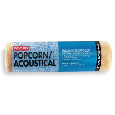 Wooster Brush Company 9″ X 9/16″ Nap Popcorn/acoustical Popcorn/acoustical Roller Cover