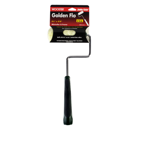 Wooster Brush Company Jumbo-koter 4-1/2 In. W Mini Paint Roller Frame And Cover Threaded End