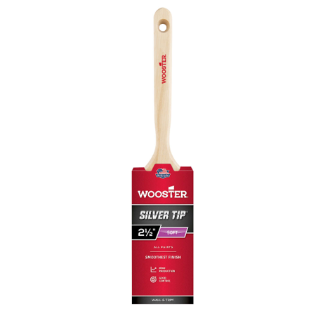 Wooster Brush Company 2-1/2″ Silver Tip Ct Polyester Flat Varnish Paint Brush
