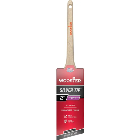 Wooster Brush Company 2″ Silver Tip Ct Polyester Angle Sash Paint Brush