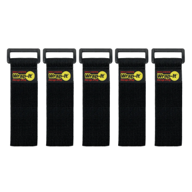 Wrap- It Storage Super-stretch Storage Straps - 9-in. (5-pack)