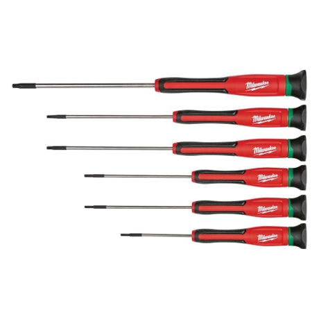 Milwaukee 6 Pc. Torx Precision Screwdriver Set With Case