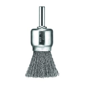 Dewalt 1" X 1/4" Hp .014 Carbon Crimp Wire End Brush Dw4901