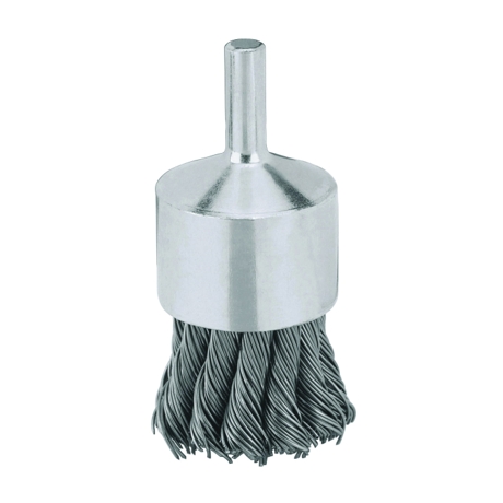 Dewalt Dw4902 End Brush, 0.02 In Dia Bristle, 1 In Dia