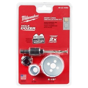 Milwaukee Door Lock Hole Dozer™ Hole Saw Kit
