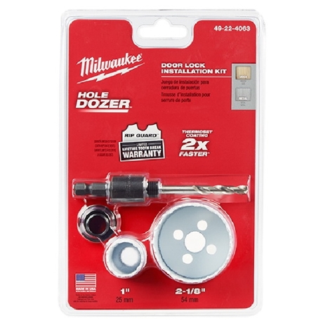 Milwaukee Door Lock Hole Dozer™ Hole Saw Kit