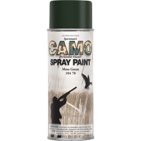 Van Sickle Camo Permanent Enamel Spray Paint - Moss Green