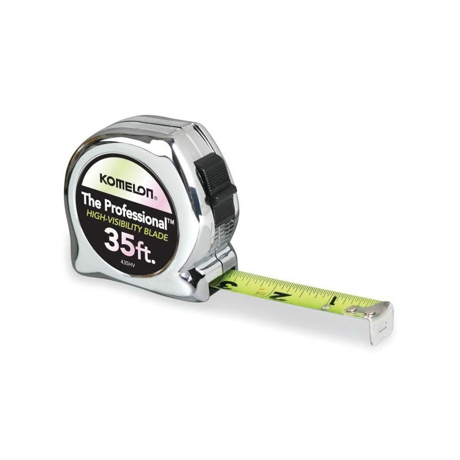 Komelon 435hv High-visibility Professional Tape Measure 35'