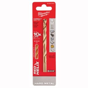 Milwaukee Cobalt Red Helix™ Drill Bits-9/32"