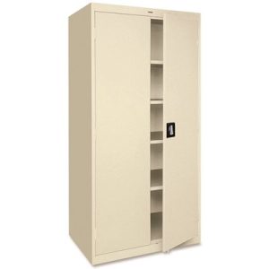 Steel Cabinet Usa Fs-36 Fixed Shelf Storage Center Putty