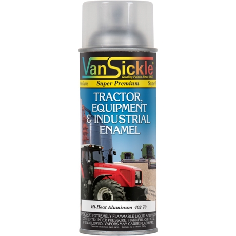 Van Sickle Tractor, Equipment & Industrial Enamel Hi-heat Aluminum - Spray Paint