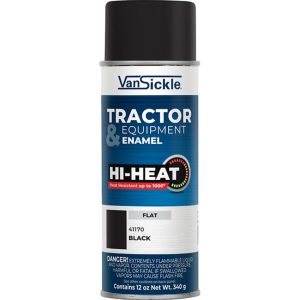 Van Sickle Tractor, Equipment & Industrial Enamel Hi Heat Black - Spray Paint