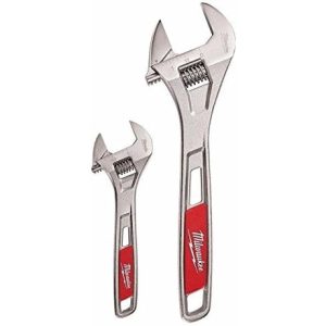 Milwaukee 6 In. And 10 In. Adjustable Wrench Set