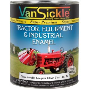 Van Sickle Tractor, Equipment & Industrial Enamel Clear Coat - 1 Quart