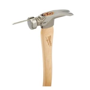 Milwaukee 19 Oz. Smooth Face Hickory Handle Framing Hammer
