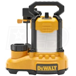Dewalt 1/3 Hp Automatic Submersible Cast Iron Sump Pump
