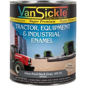 Van Sickle Tractor, Equipment & Industrial Enamel Dark Gray Paint - 1 Quart