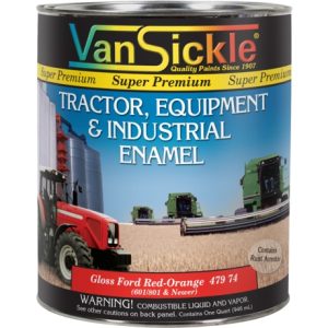 Van Sickle Tractor, Equipment & Industrial Enamel Ford Red-orange Paint - 1 Quart