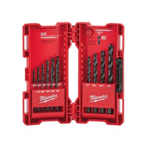 Milwaukee Thunderbolt Black Oxide Drill Bit Set (15 Pc)
