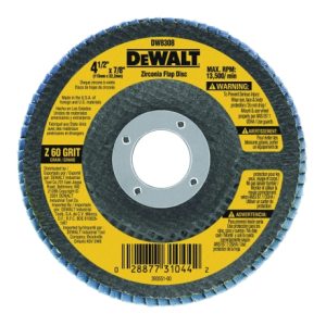 Dewalt 4-1/2" X 7/8" 60g Type 29 Hp Flap Disc Dw8308