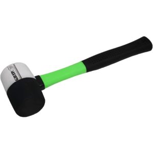 Grip 1lb Rubber Mallet With Fiber Glass Handle - Assorted Colors