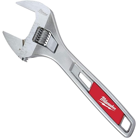Milwaukee 8 In. Wide Jaw Adjustable Wrench