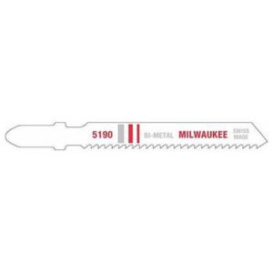 Milwaukee 3" 14 Tpi Bi-metal Jig Saw Blade (5 Pk)