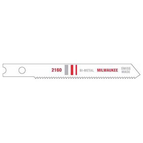 Milwaukee 2-3/4" 24 Tpi Bi-metal Jig Saw Blade (5 Pk)