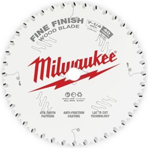 Milwaukee 7-1/4" 40t Fine Finish Circular Saw Blade