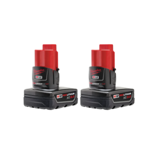 Milwaukee M12 Redlithium Xc Extended Capacity 3.0ah Battery, 2-pk