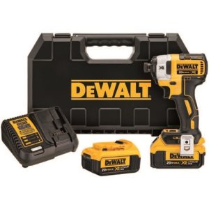 Dewalt 20v Max Xr 1/4 Inch 3-speed Impact Driver Kit With 4.0-ah Batteries Dcf887m2