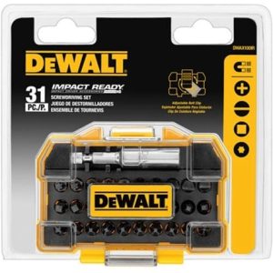 Dewalt Impact Ready Screwdriving Tough Case Set, 31-piece Dwax100ir