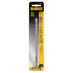 Dewalt Dwa5101 3/16-in X 6-in Carbide Masonry Drill Bit For Rotary Drill/impact Driver