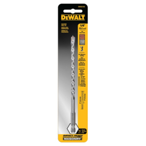Dewalt Dwa5102 1/4-in X 6-in Carbide Masonry Drill Bit For Rotary Drill/impact Driver