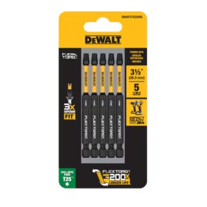 Dewalt Dwaf3tx25ir5 Flextorq 1/4-in X 3-1/2-in Torx Impact Driver Bit T25 (5-piece)